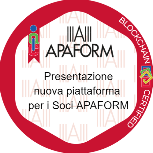 Presentazione nuova piattaforma per i Soci APAFORM